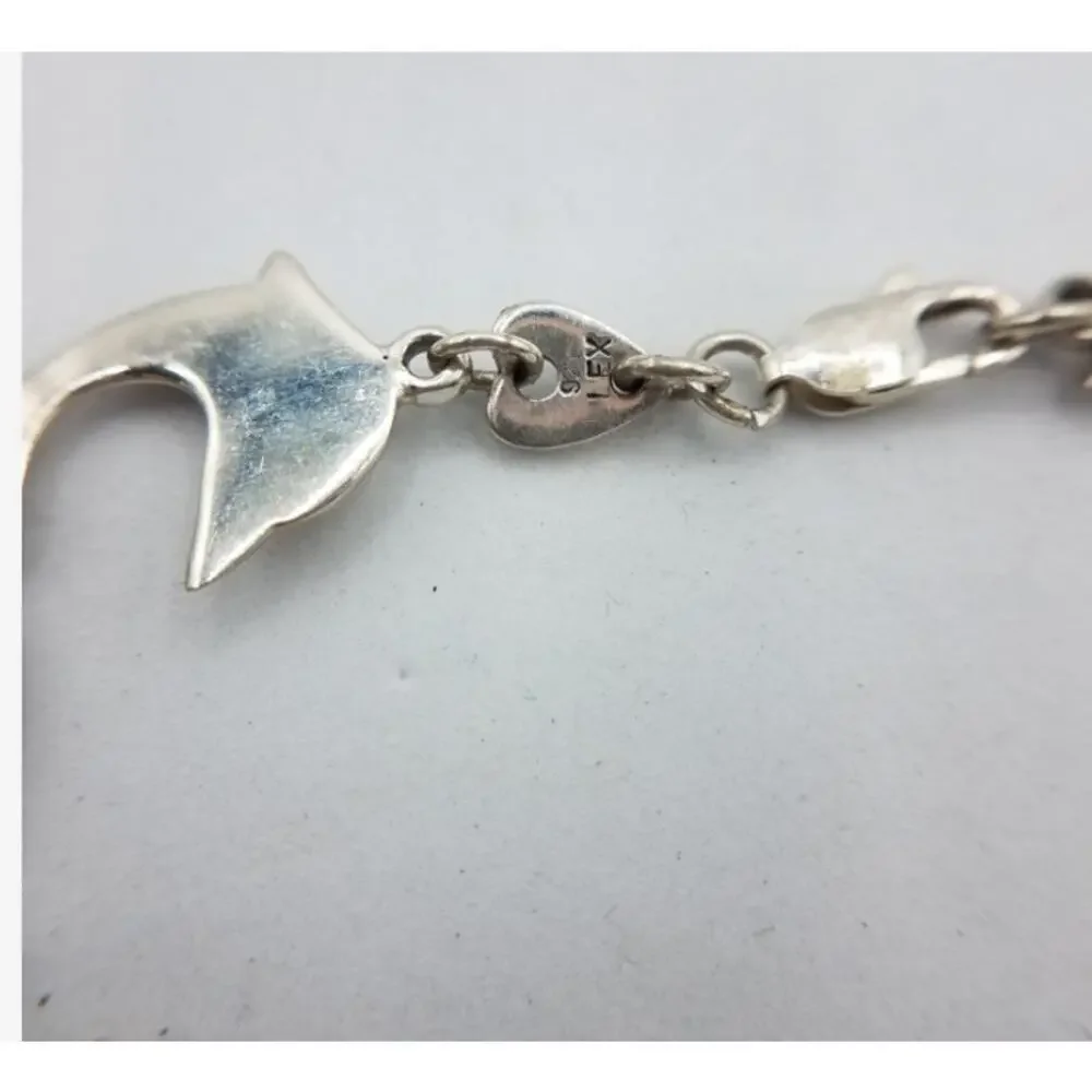 Sterling Silver Dolphin Bracelet